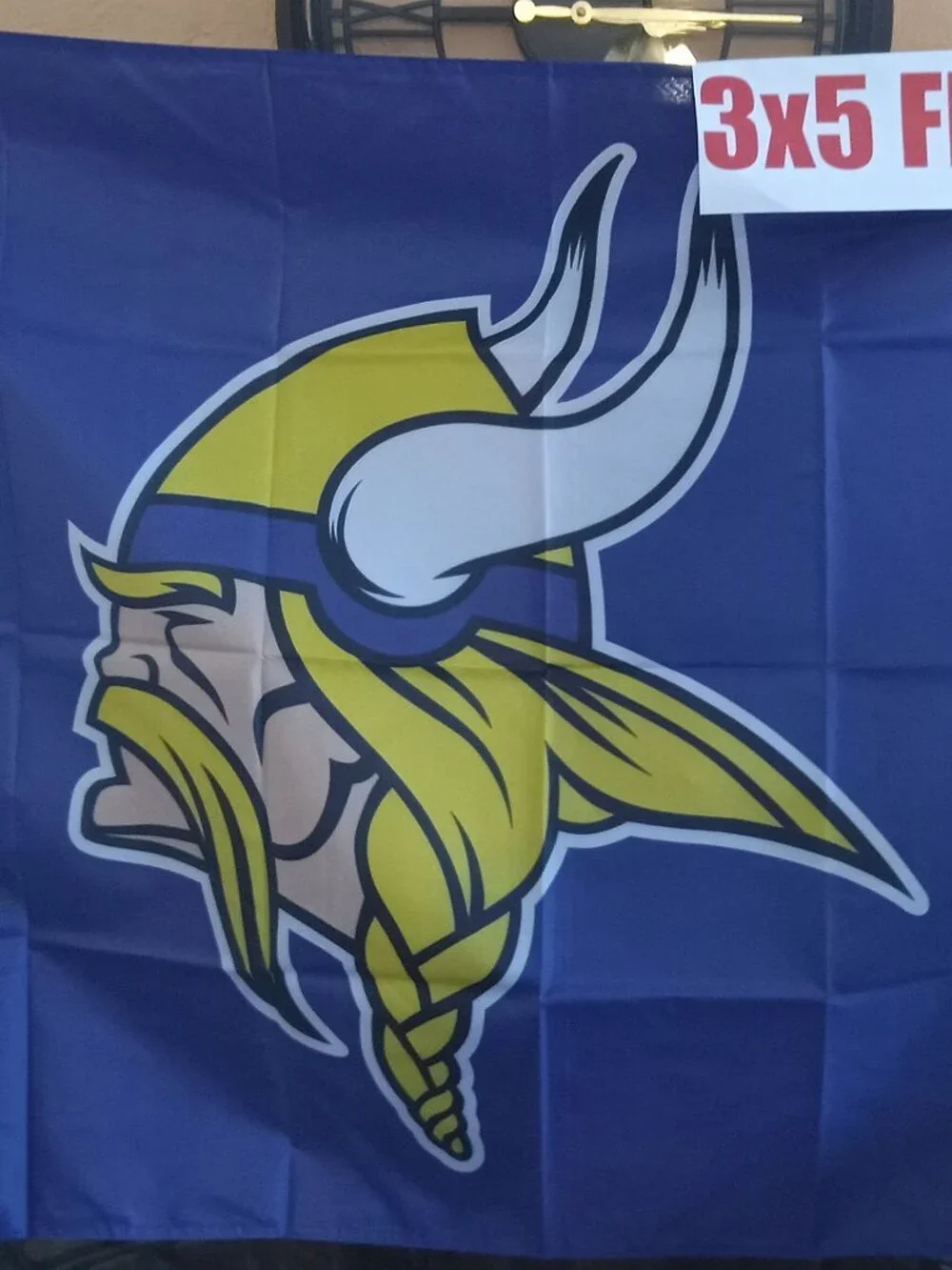 Minnesota Vikings NFL 3X5 Feet Flag Banner Pole or Wall Decor